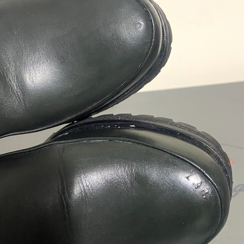 Prada green  Leather riding Boots - Picture 7 of 16